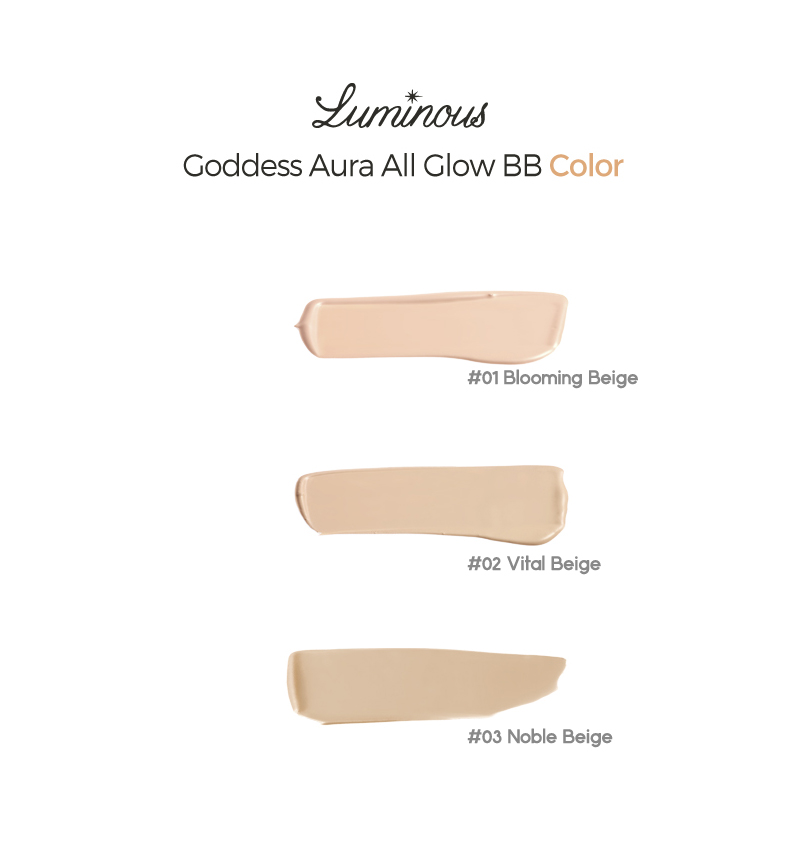 Kết quả hình ảnh cho Luminous Goddess Aura All Glow BB